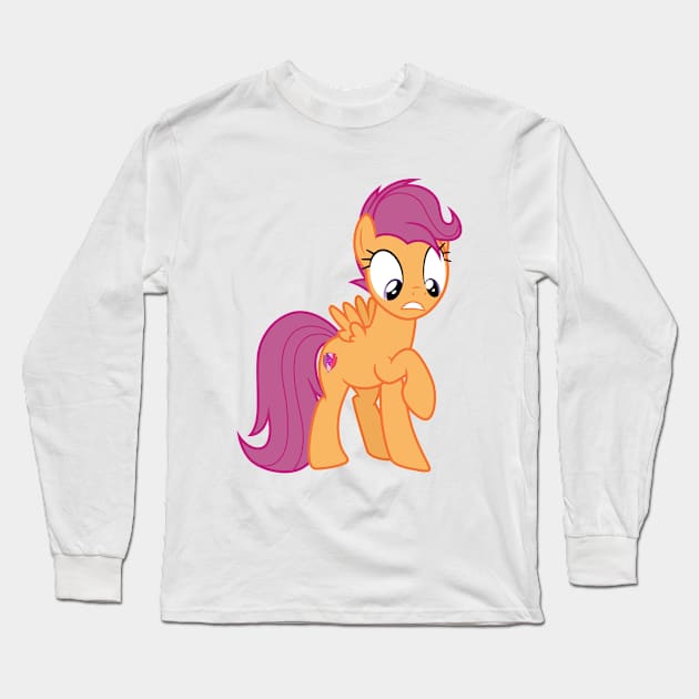 Grown up Scootaloo 2 Long Sleeve T-Shirt by CloudyGlow